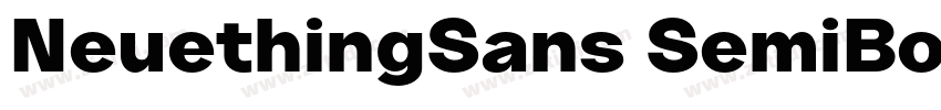 NeuethingSans SemiBo字体转换 NeuethingSans SemiBo字体转换